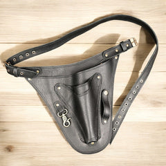 Multiple pockets on the ToolFlex Leather Work Belt for tool storage