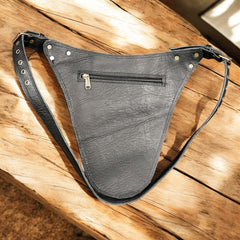 ToolFlex Leather Work Belt with reinforced stitching for durability