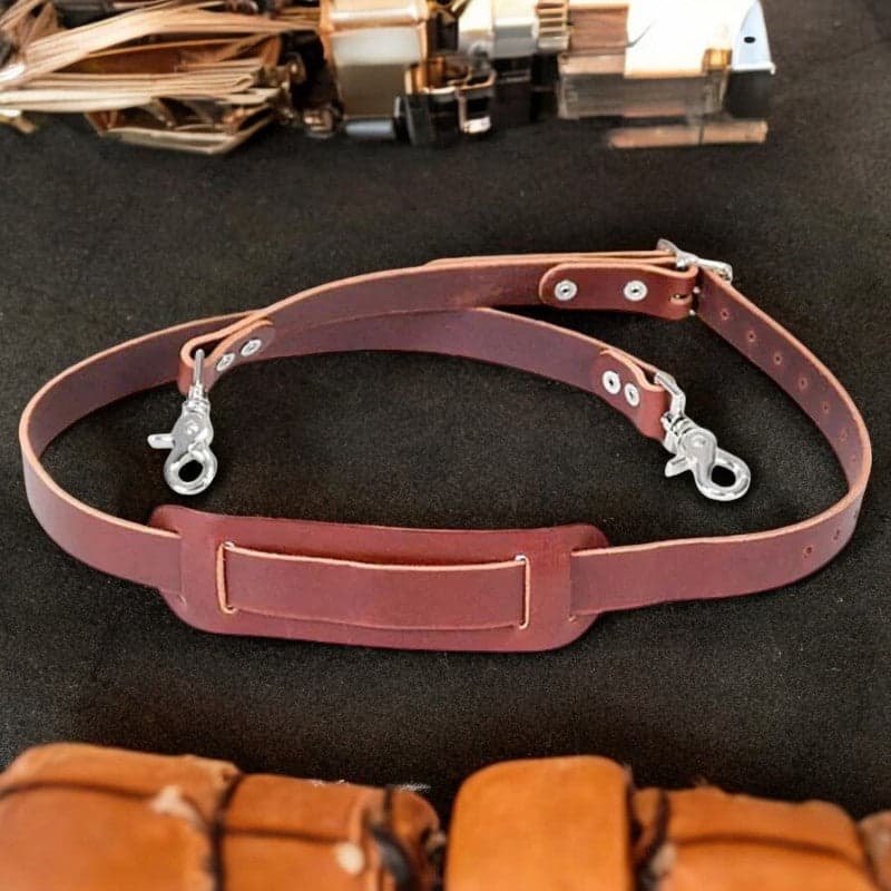 All Leather Shoulder Straps