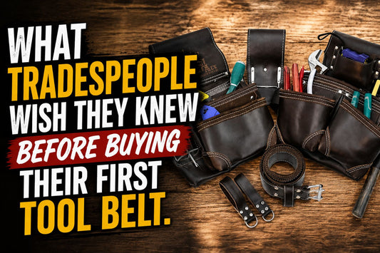 What Tradespeople Wish They Knew Before Buying Their First Tool Belt