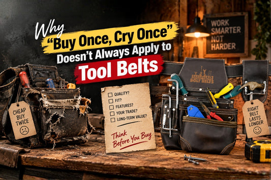 Why "Buy Once, Cry Once" Doesn't Always Apply to Tool Belts