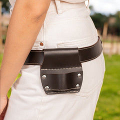 FloraFit leather tool belt for professional gardeners and florists