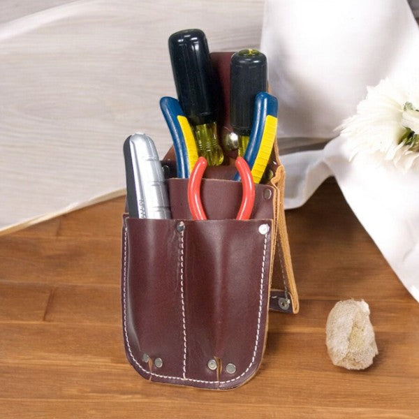 Leather Pocket Caddy for tools