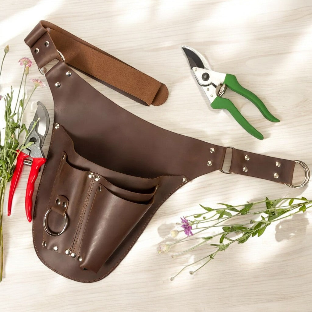 brown garden belt