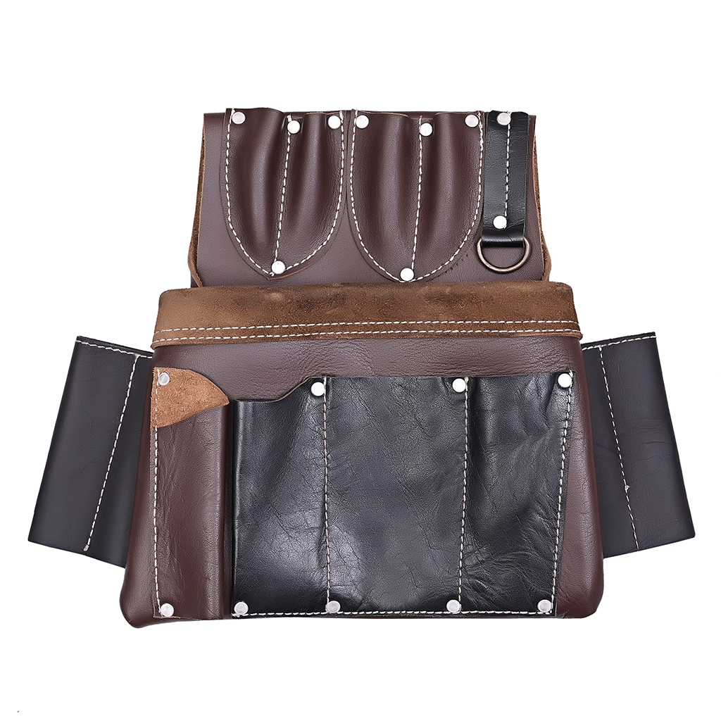 Electrician tool belt in premium leather.