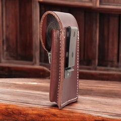 brown leather holster