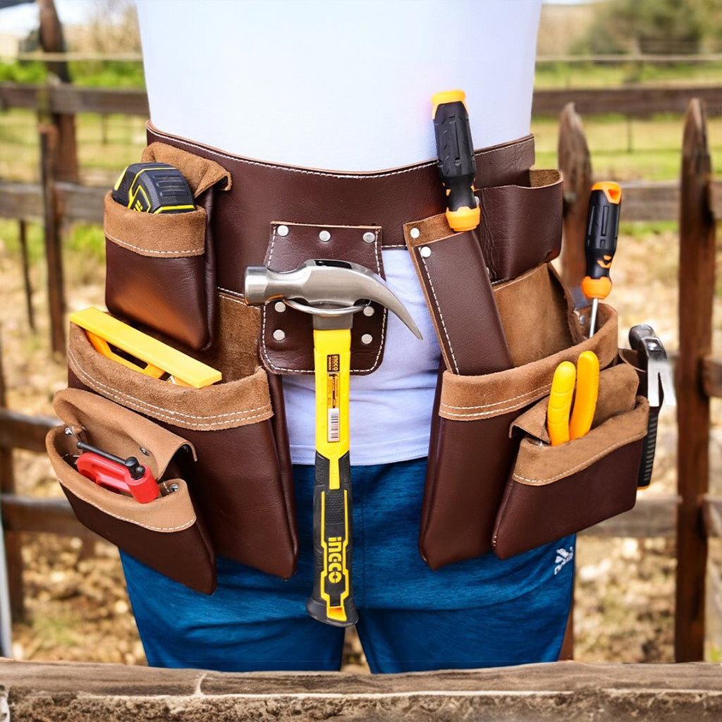 leather carpenter tool belt