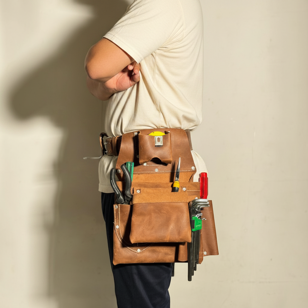 leather drywaller tool belt 