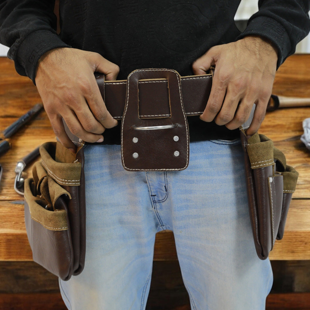 leather framing hammer holder