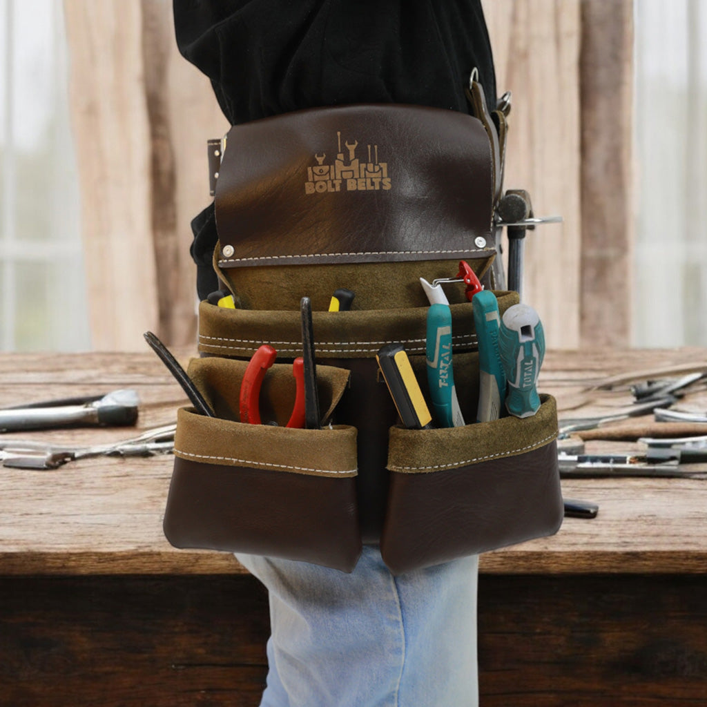 custom leathr tool belt